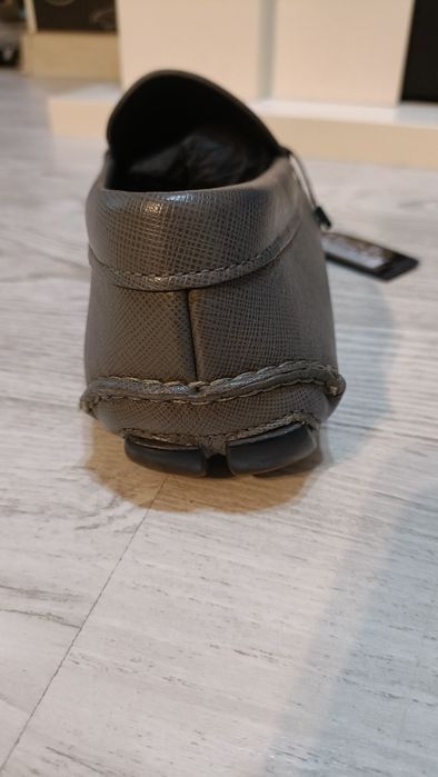 Mocasini Prada din piele Saffiano