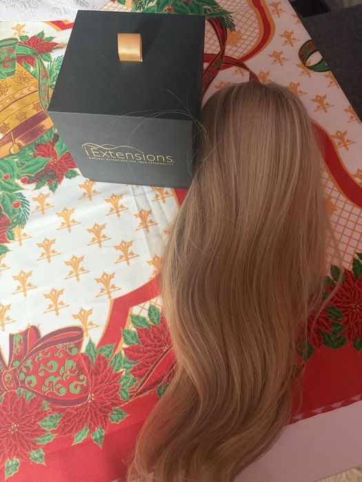 Extensie iestensions blond cu suvite
