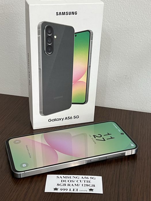 Amanet Royal CB: Samsung a56 duos ca nou 8gb ram 128gb stocare