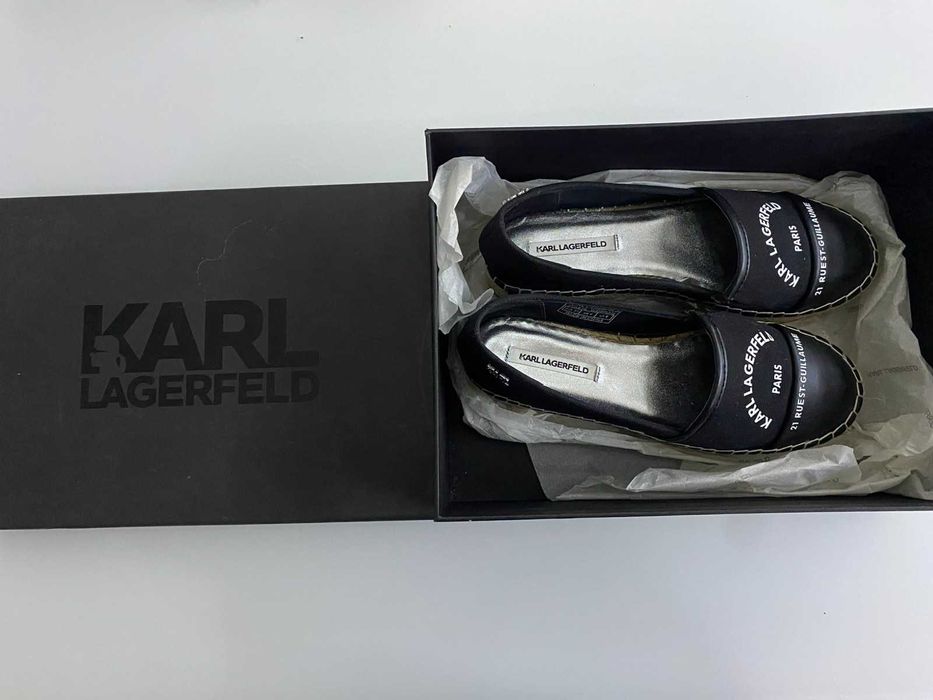 Еспадрили KARL LAGERFELD Черни