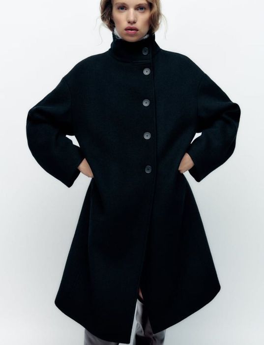 Дамско вълнено палто