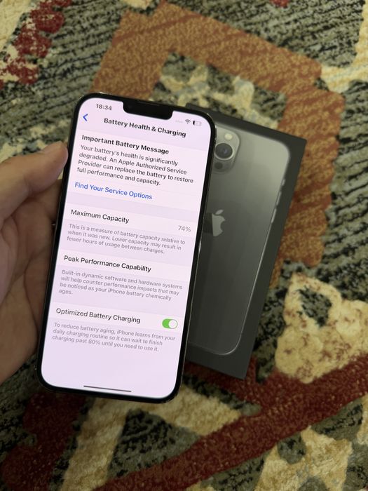 Продается Iphone 13 Pro Max 512gb в темно сером цвете