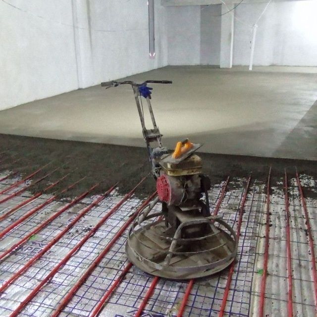 Пол сухой стяжка