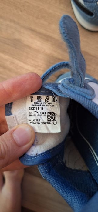 Adidasi Puma, marime 25