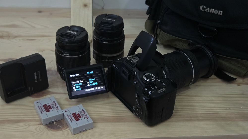 Kit Canon 600d - Colectie / kit potrivit pt evenimente