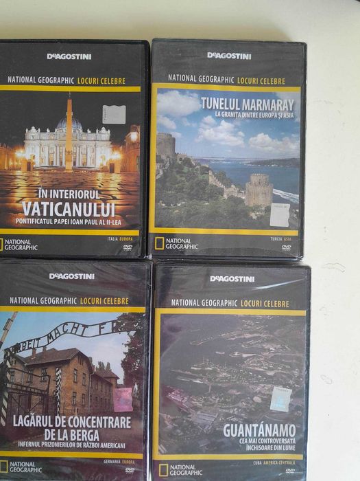 Colectie DeAgostini - seria LOCURI CELEBRE- 4 dvd