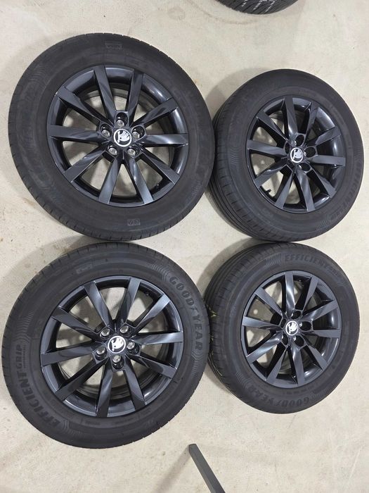 Jante 16 OEM Skoda Fabia, Kamiq, Rapid, Scala VW Polo Taigo T- Cross Seat 6Jx16, ET38, 5x100 , 57.1 205 60 16 Good Year