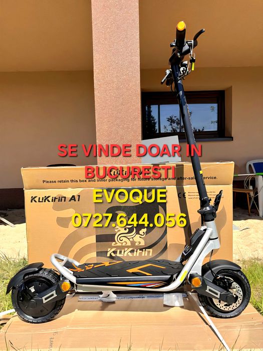Kukirin A1 2025 800 WATI urca dealuri 50 km/h trotineta electrica NOUA