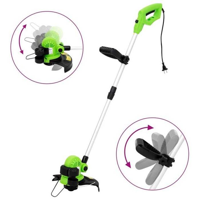 Trimmer gazon vidaXL Metal 29 cm Green Gradina Garden Makita Robot Electric Grass Mobexpert Kika IKEA Brico Depot Dedeman Leroy Merlin Nou Oferta