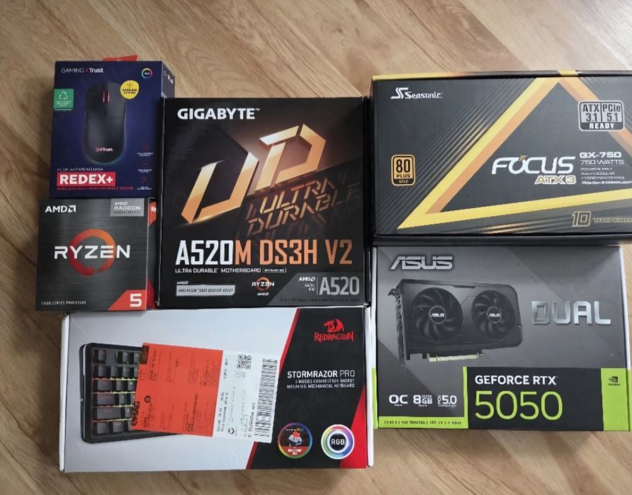 PC Gaming Ryzen 5 5500GT+RTX 5050