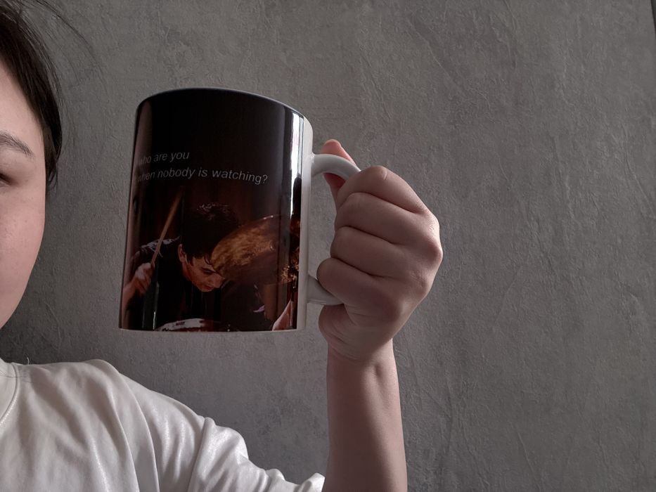 Кружка “Одержимость”. Новая, керамика.