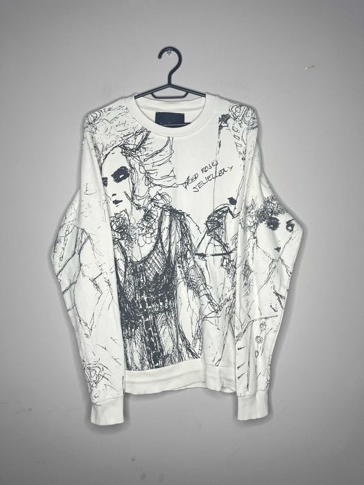 John Richmond Allover Print Sweatshirt Мъжка Блуза