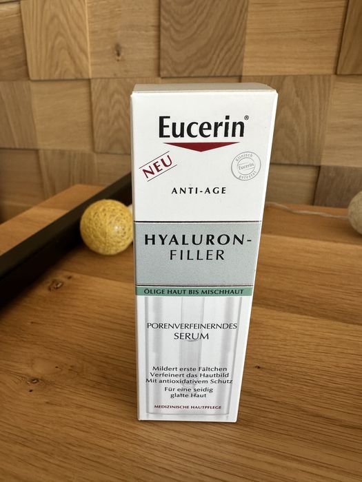 Ser Eucerin Hyaluron Filler netezire riduri si reducere pori, nou