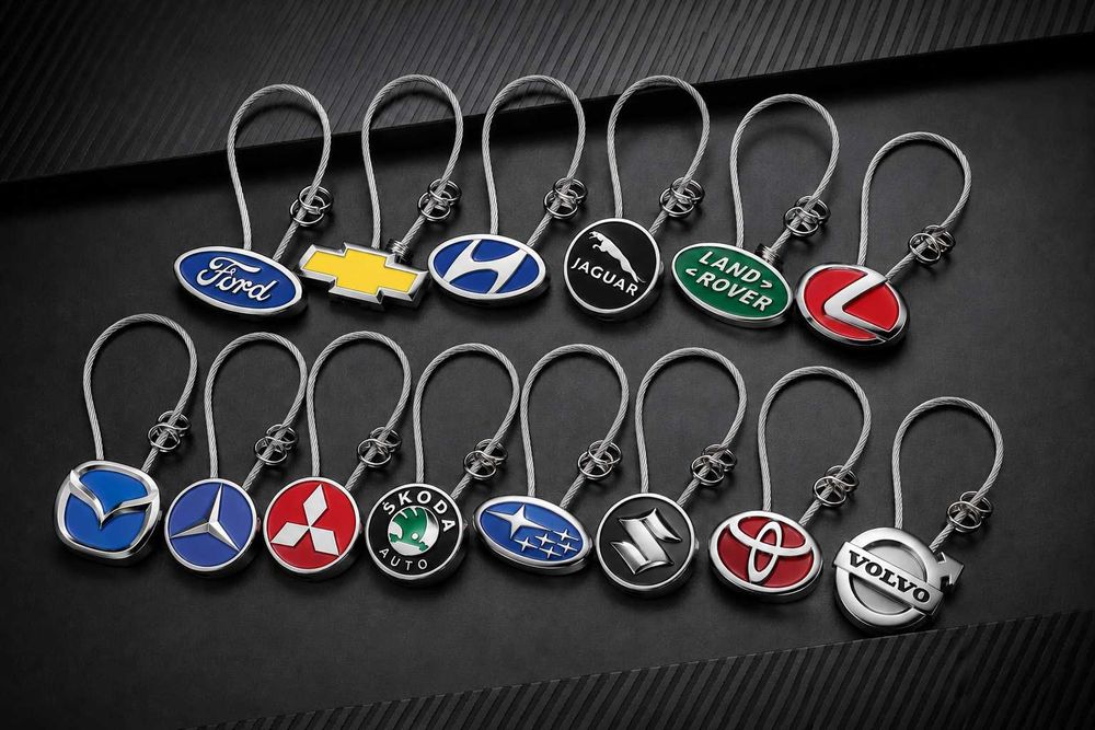 Breloc marci multiple Audi Skoda Mazda Jaguar Land Rover Toyota Ford