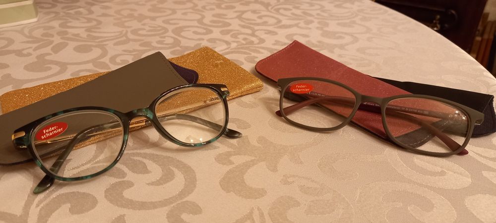 Нови немски очила за четене +1,5, +2,0 +3,0 диоптъра, шарнир, калъф