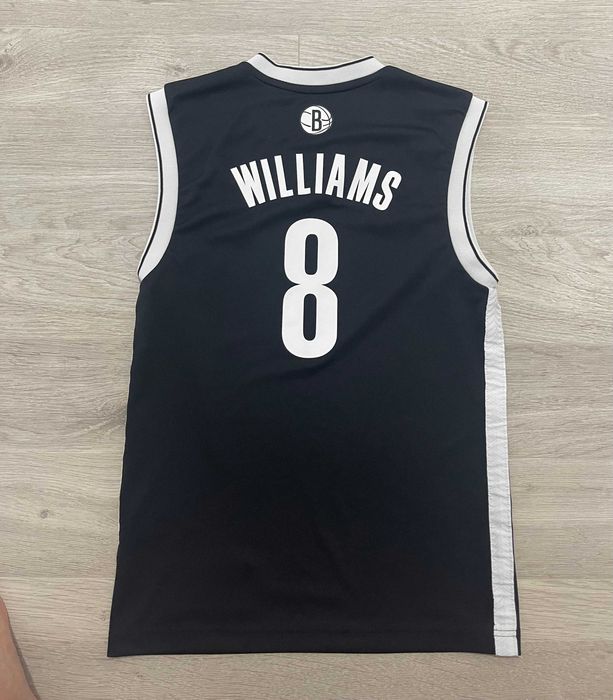 Maiou NBA Brooklyn Nets negru Adidas XS sport streetwear