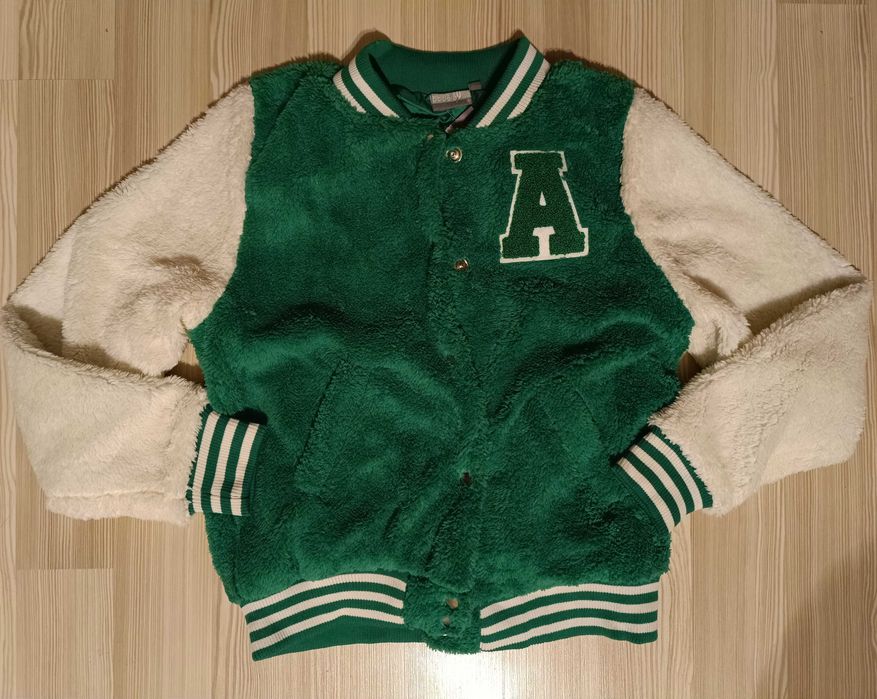 Jachete baseball super pufoase flaușate Nou