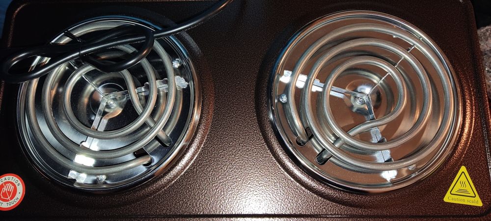 Плита настольная электрическая 2 конфорки