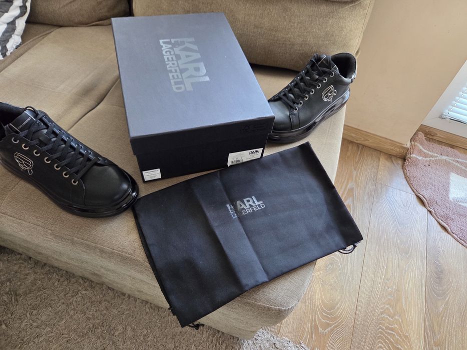 Оригинални кожени  маратонки Karl Lagerfeld