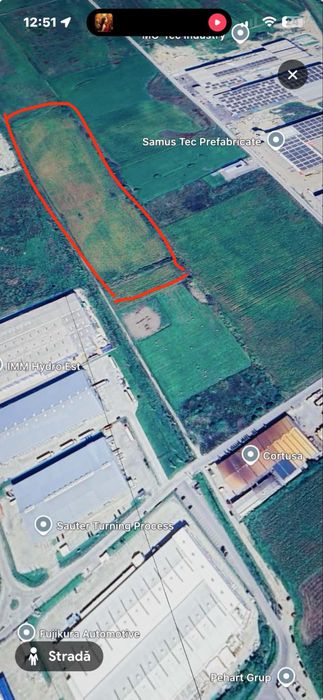 Vand teren intravilan zona industriala Dej