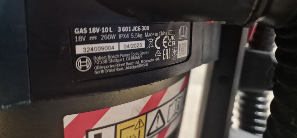 Акумулаторна прахосмукачка BOSCH GAS 18V-10 L