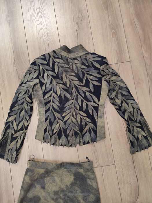 Кожен Костюм, пола, естествена кожа С