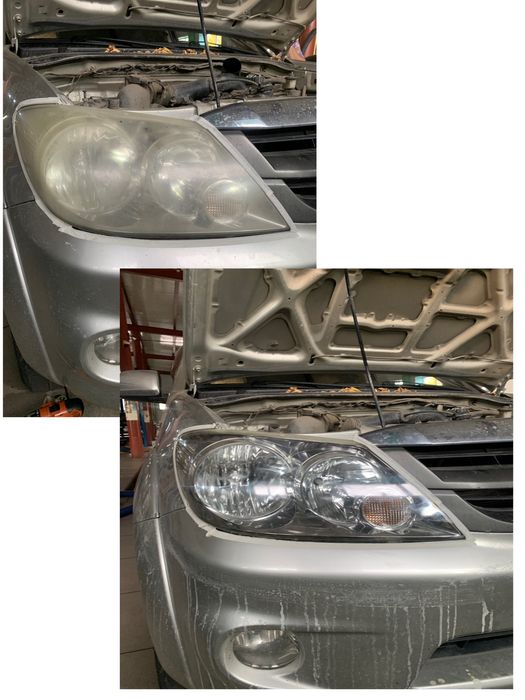 Химическая полировка фар