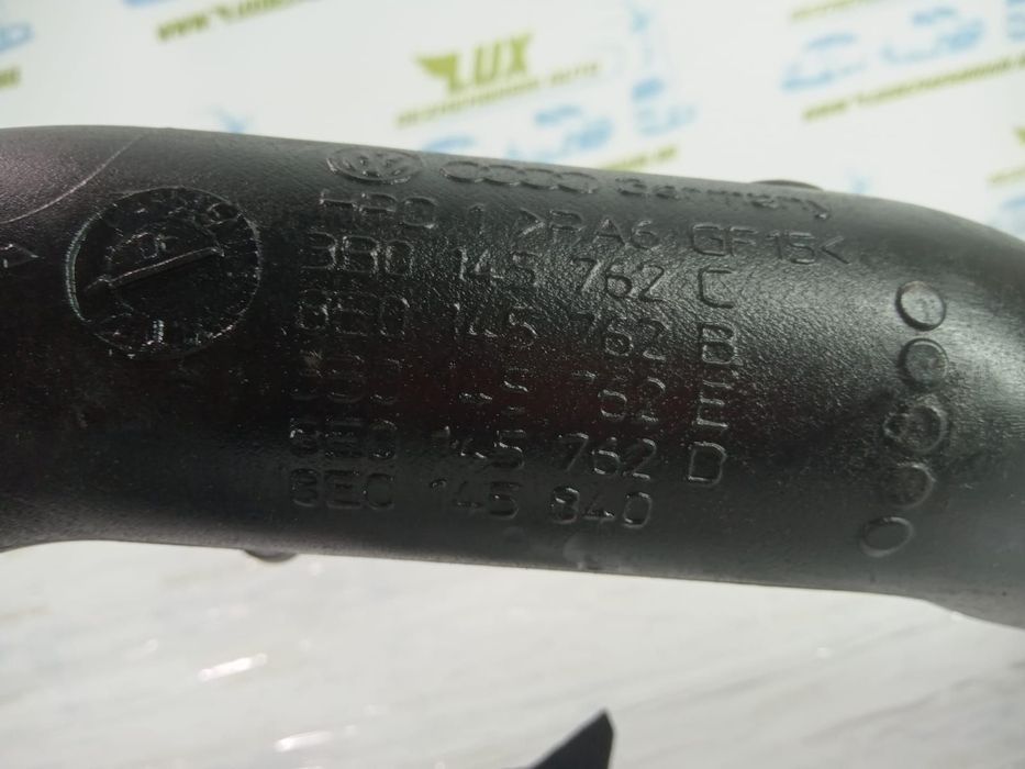 Furtun intercooler 2.0 tdi bpw 3b0145762c Audi A4 B7  [din 2004 pana  2008]