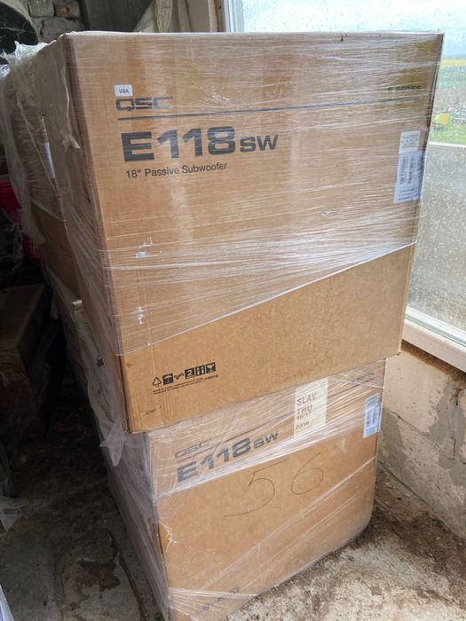 Нови  бас колони QSC / ПАСИВНИ / E118 18 инча,  800 вата 3200 пик !