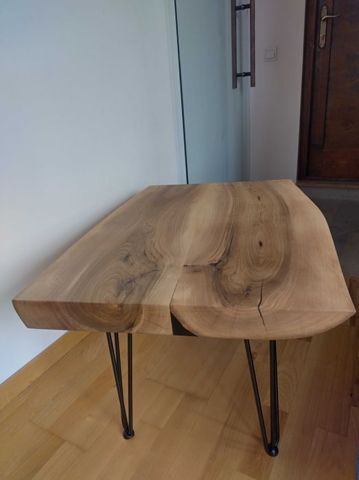 Lemn masiv de nuc/Măsuță cafea lemn de nuc