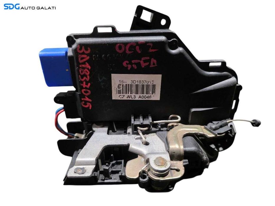 Broasca Incuietoare Usa Portiera Stanga Fata Volkswagen Caddy 3 2003 - 2010 Cod 3D1837015 [N4384]