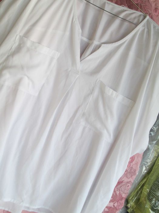 bluza alba de vara XXXL