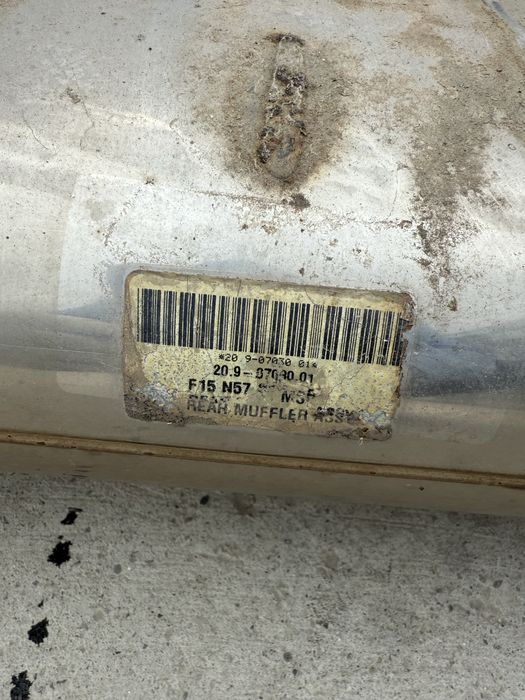 Toba evacuare completa bmw f15 f16 x5 x6 n57