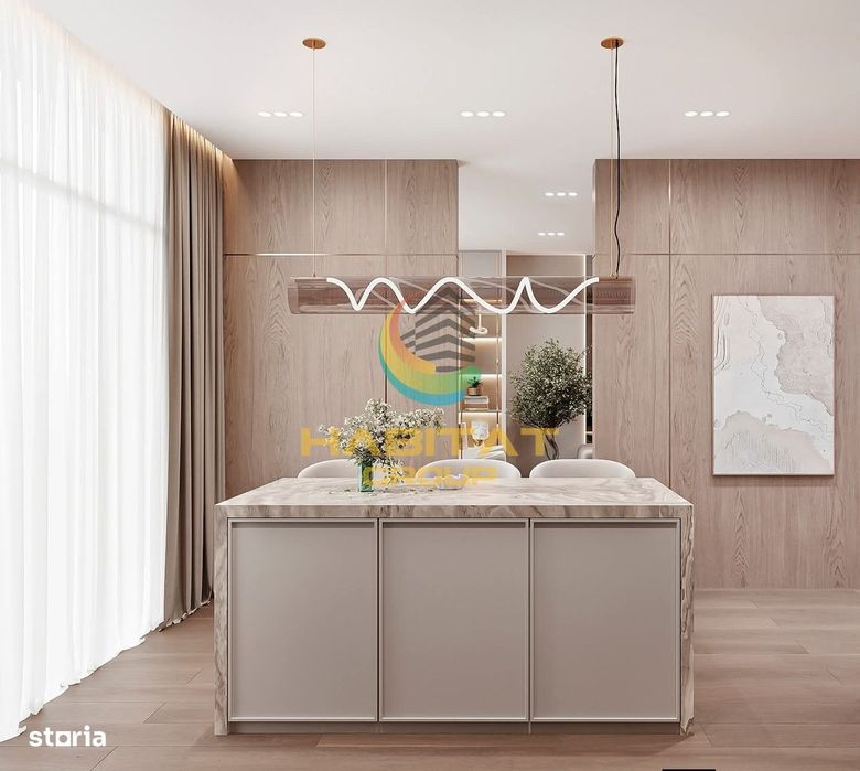 Pallady 3 camere decomandat 76 mp intr-un bloc tip Boutique