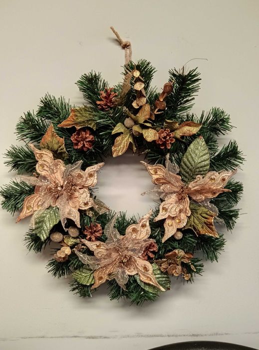 Коледна украса,ръчно изработени венци