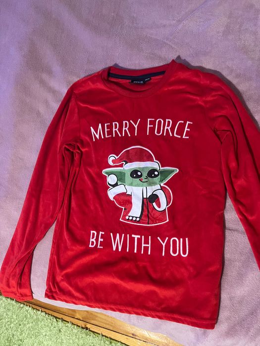 Детска коледна пижама с Yoda