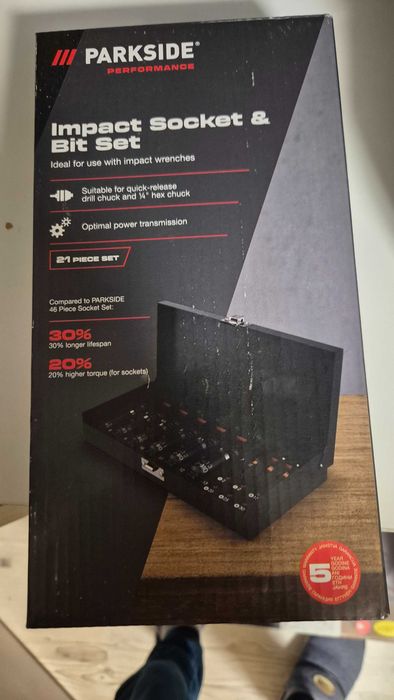 Parkside Performance Комплект вложки и битове за ударни инструменти