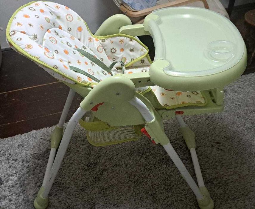 IMPECABIL-poate fi facut CADOU, Scaun masa,Baby Care,5 trepte inaltime