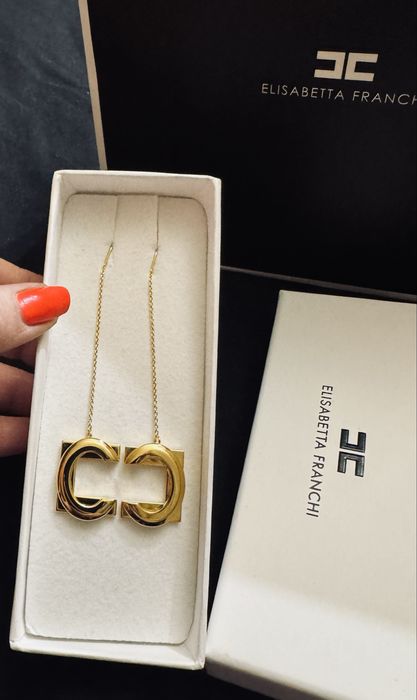 ELISABETTA FRANCHI Оригинални обеци, купени за 220€, продават се 140€