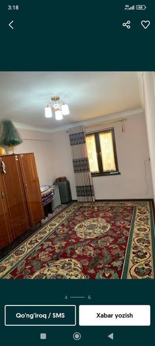 Жиззах хокимият ру'парасида заргарлик махаллада 1 хонали Уй сотилади