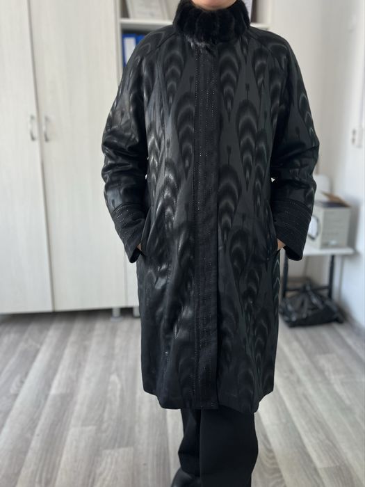 Дубленка с норковым воротником