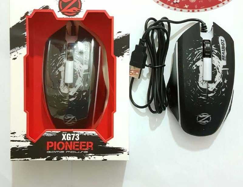 Светеща Геймърска Мишка ZORNWEE, USB , 1.5 метра