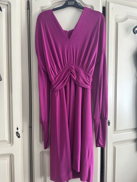 Rochie eleganta din material lejer - marime S-M