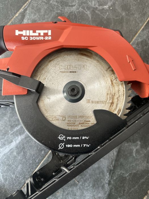 Circular Hilti Nuron SC 30 WR-22 Nuron
