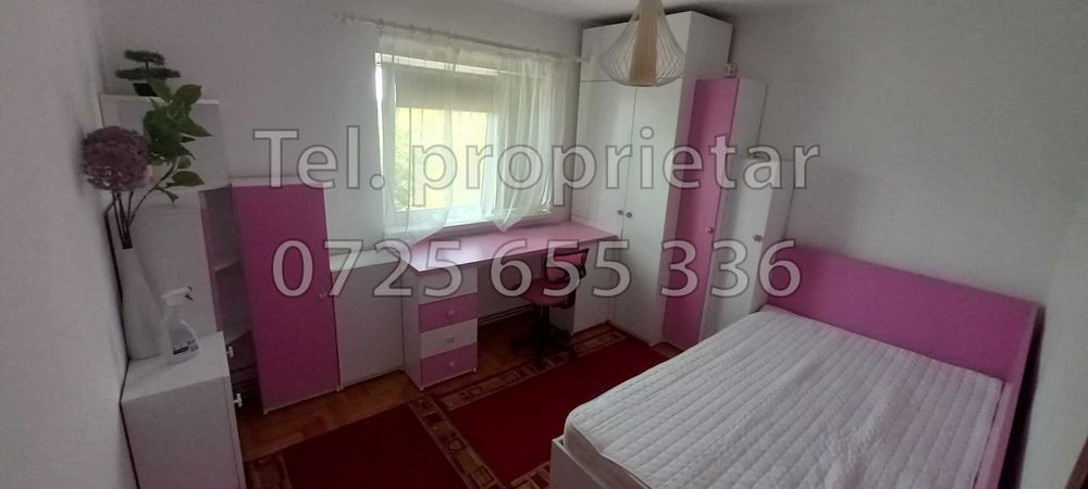 Închiriez apartament 2 cam., zona Piața Verde, et. 3/4