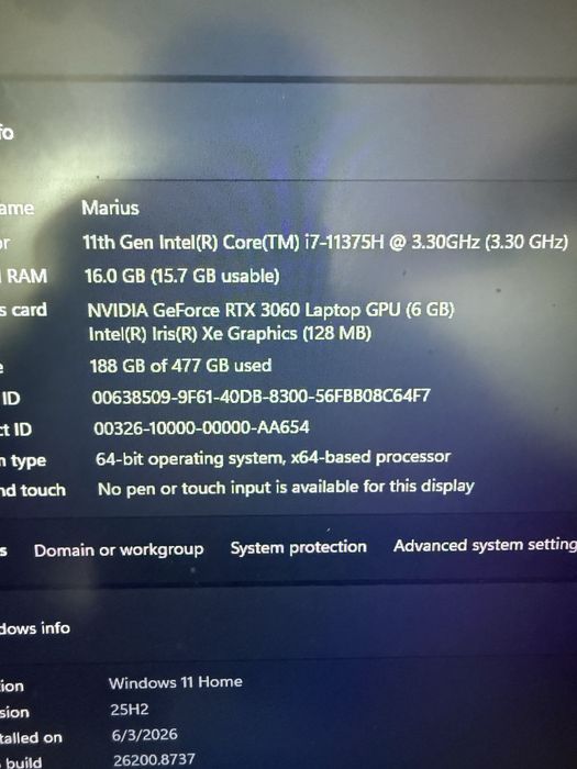Laptop Gaming Msi Stealth 15m white edition