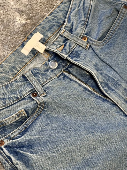 Blugi cu croială slim fit, talie înaltă, până la gleznă