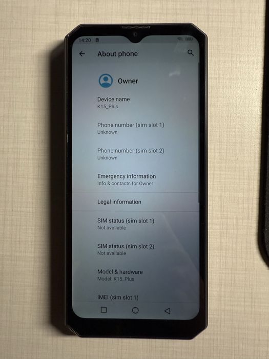 Oukitel k15 plus 32gb 10000 mah baterie