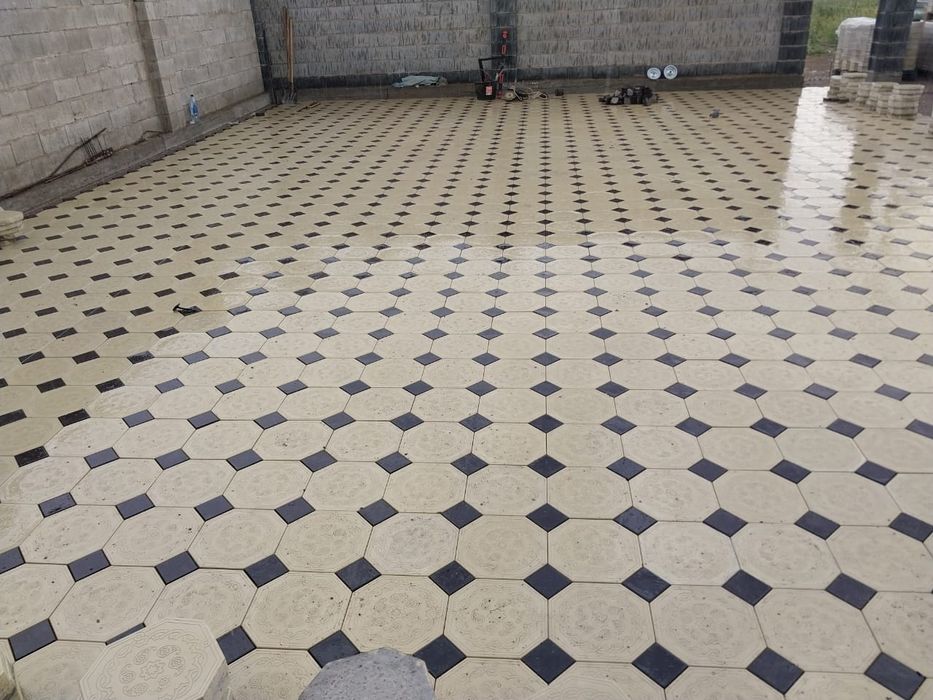 Укладка брусчатка