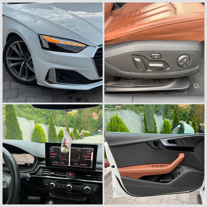 Audi A5 / Matrix / Masaj / Virtual / Camera / Navigatie / Piele Maro